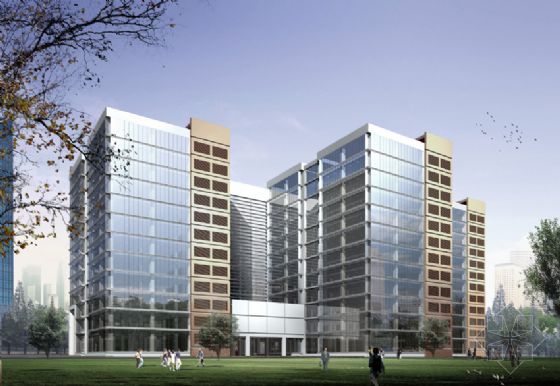 Modern Building Exterior 3D Model Download Free